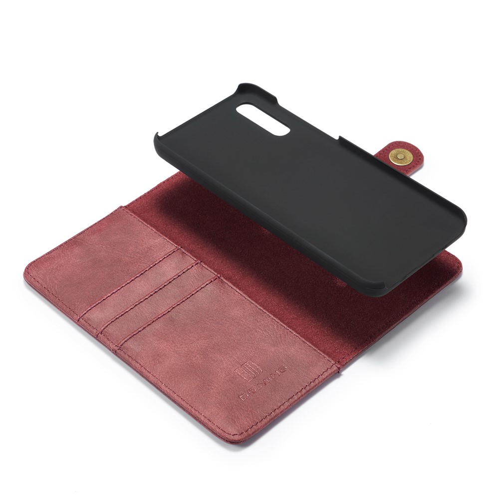 DG. Custodia Per Cellulare In Pelle Crosta MING Per Samsung Galaxy A50 - Rosso-10