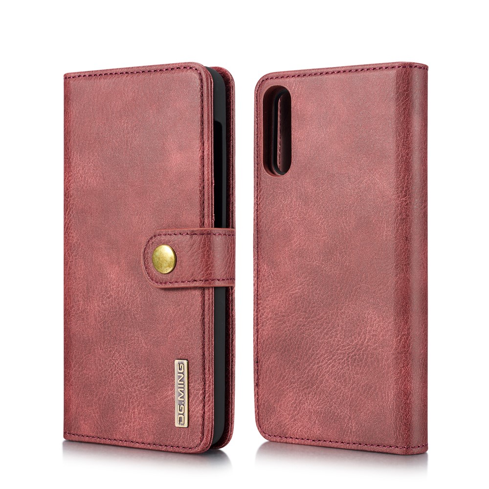DG. Custodia Per Cellulare In Pelle Crosta MING Per Samsung Galaxy A50 - Rosso-2