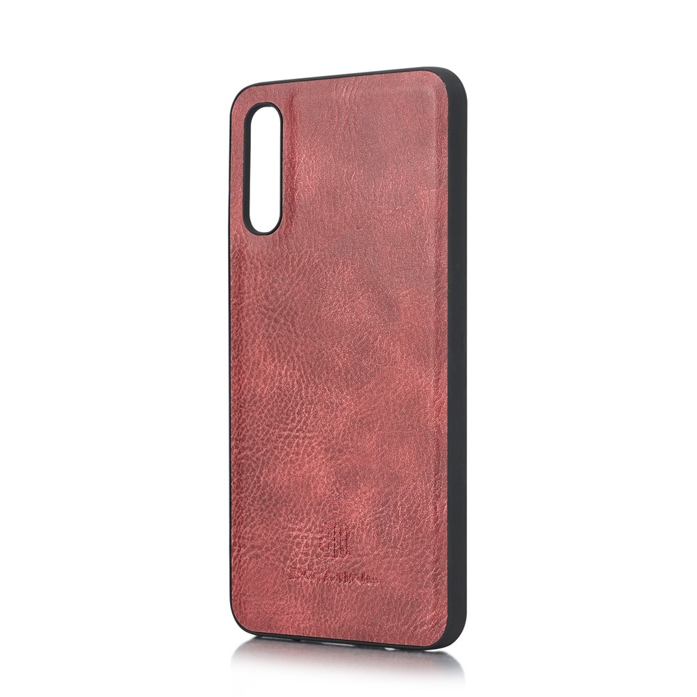 DG. Custodia Per Cellulare In Pelle Crosta MING Per Samsung Galaxy A50 - Rosso-5