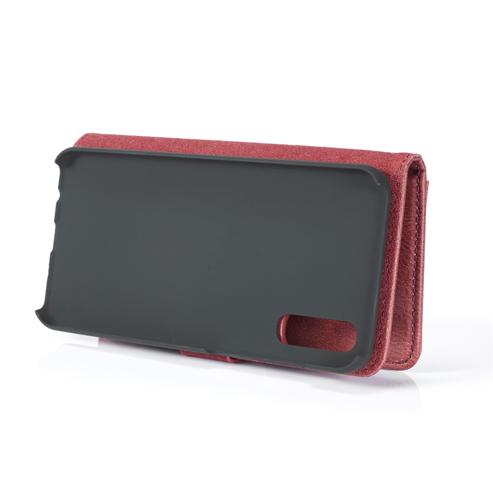 DG. Custodia Per Cellulare In Pelle Crosta MING Per Samsung Galaxy A50 - Rosso-7