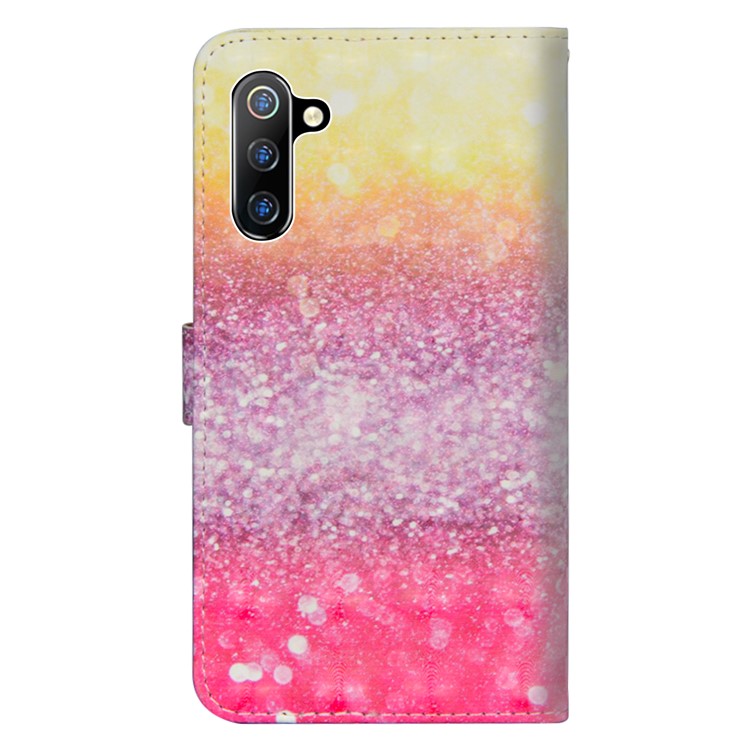 3D Pattern Printing PU Leather Mobile Cover for Samsung Galaxy Note 10 / Note 10 5G - Glittery Elements-3