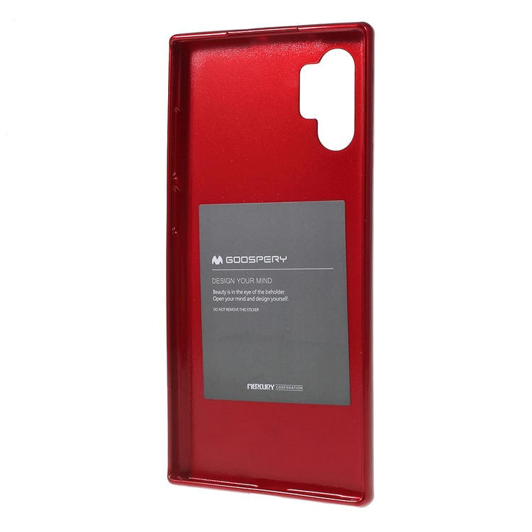 MERCURY GOOSPERY Flash Powder TPU Back Case for Samsung Galaxy Note 10 Plus / Note 10 Plus 5G - Red-3