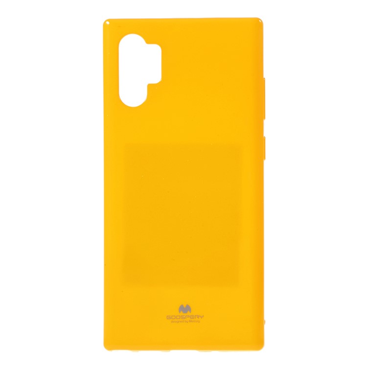 MERCURY GOOSPERY Flash Powder TPU Back Case for Samsung Galaxy Note 10 Plus / Note 10 Plus 5G - Yellow-1