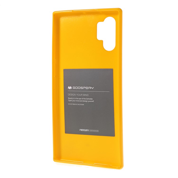 MERCURY GOOSPERY Flash Powder TPU Back Case for Samsung Galaxy Note 10 Plus / Note 10 Plus 5G - Yellow-3