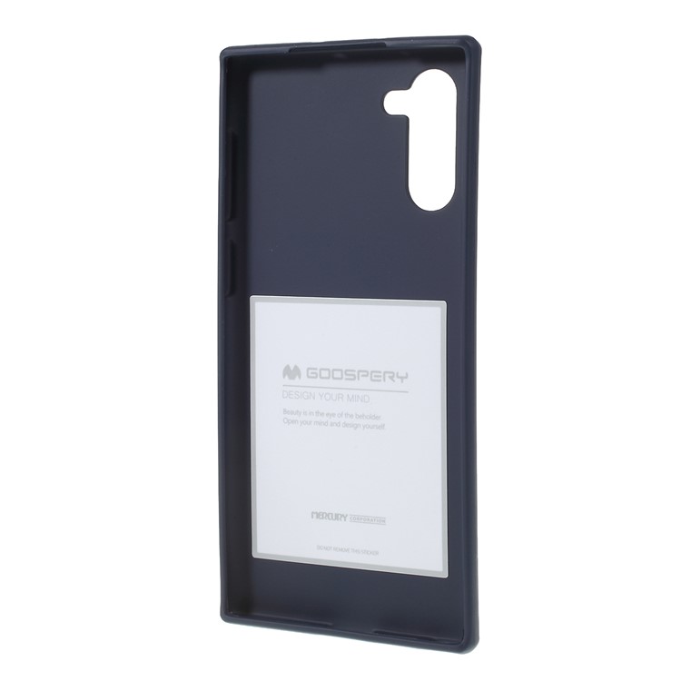 MERCURY GOOSPERY Matte Surface TPU Casing for Samsung Galaxy Note 10 / Note 10 5G - Dark Blue-3