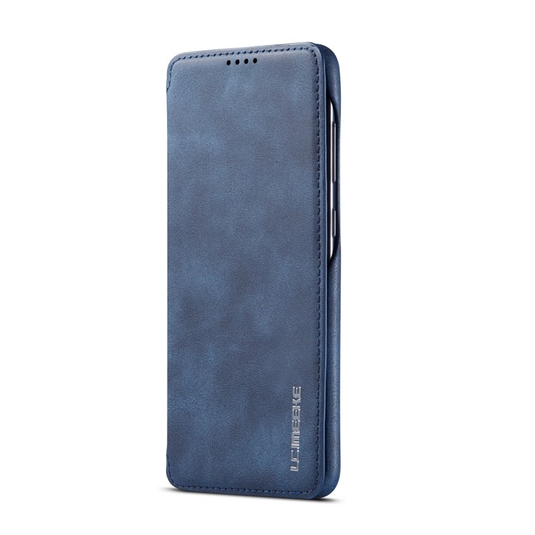 LC.IMEEKE Retro Style Leather Casing with Card Holder for Samsung Galaxy A50/A50s/A30s - Blue-3