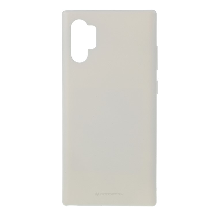 MERCURY GOOSPERY Matte TPU Anti-fingerprint Phone Shell Casing for Samsung Galaxy Note 10 Plus / 10 Plus 5G - White-1