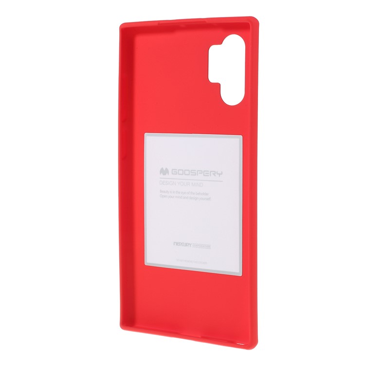 MERCURY GOOSPERY Matte TPU Anti-fingerprint Phone Shell Casing for Samsung Galaxy Note 10 Plus / 10 Plus 5G - Red-3
