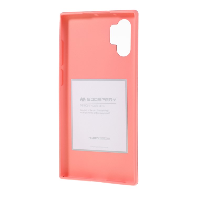 MERCURY GOOSPERY Matte TPU Anti-fingerprint Phone Shell Casing for Samsung Galaxy Note 10 Plus / 10 Plus 5G - Pink-3