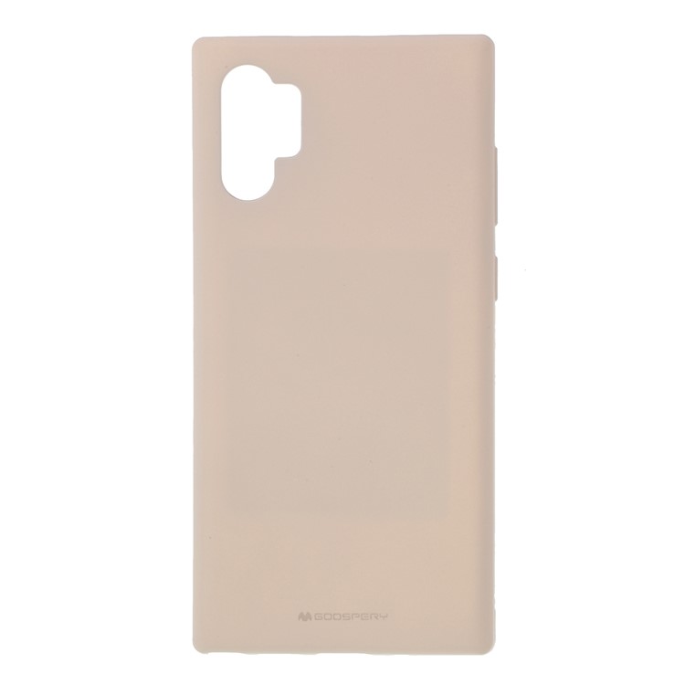 MERCURY GOOSPERY Matte TPU Anti-fingerprint Phone Shell Casing for Samsung Galaxy Note 10 Plus / 10 Plus 5G - Beige-1