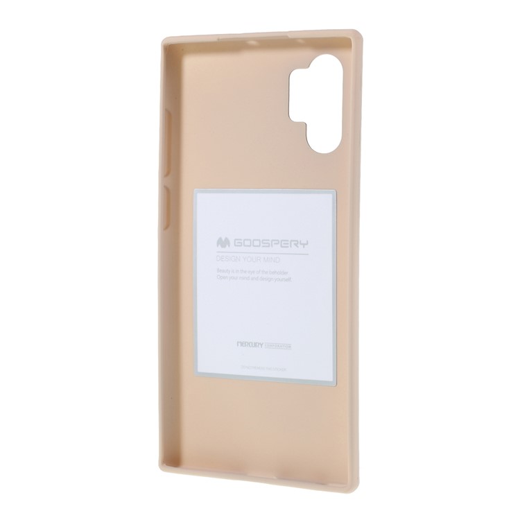 MERCURY GOOSPERY Matte TPU Anti-fingerprint Phone Shell Casing for Samsung Galaxy Note 10 Plus / 10 Plus 5G - Beige-3