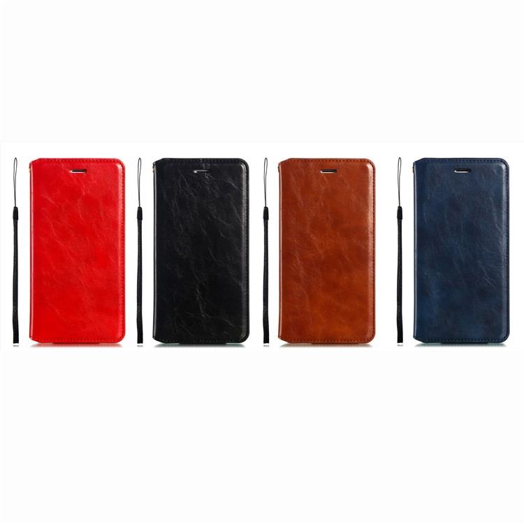 Crazy Horse Texture Strong Magnetic Leather Wallet Phone Cover Case for Samsung Galaxy Note 10+/Note 10 Plus/10 Plus 5G - Black-15