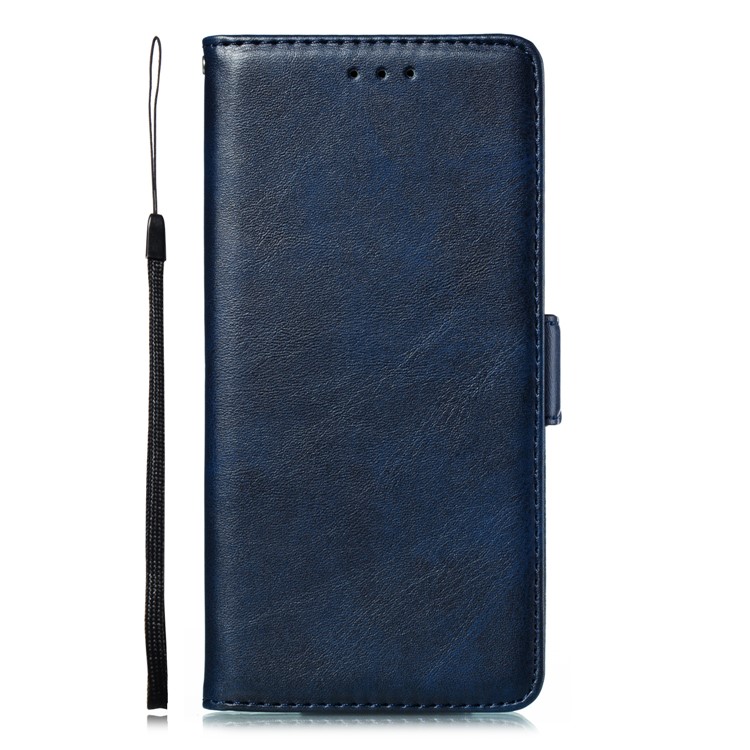 PU Leather Wallet Stand Flip Phone Case Cover for Samsung Galaxy A10e - Blue-2