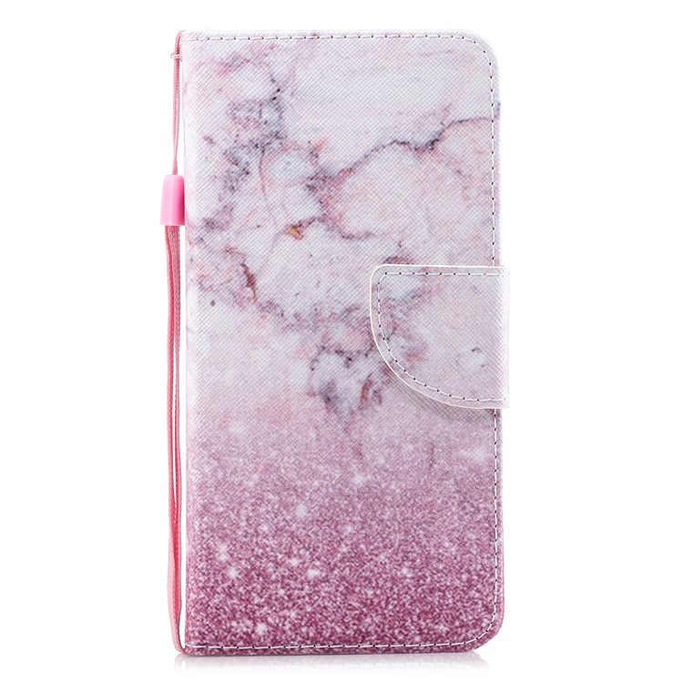 Pattern Printing Leather Wallet Case for Samsung Galaxy A80/A90 - Colorized Pattern-3