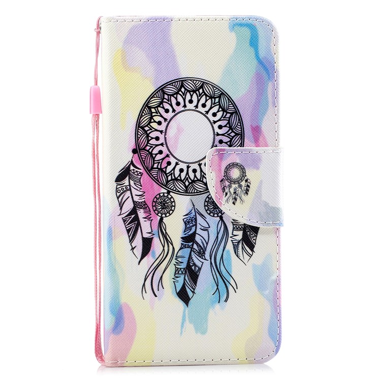 Pattern Printing Wallet Leather Case with Strap for Samsung Galaxy A20e / A10e / A202 / Jean2 - Dream Catcher-2