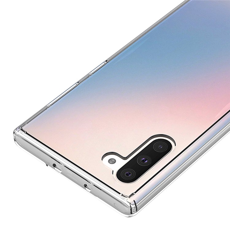 Clear Transparent Anti-scratch Acrylic + TPU Back Hybrid Cell Shell for Samsung Galaxy Note 10-5