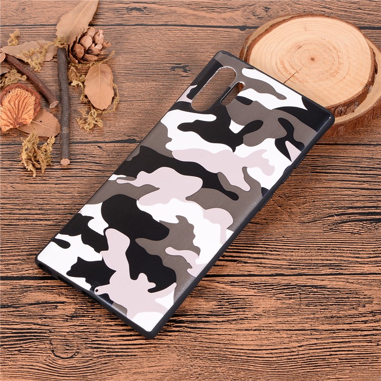 Camouflage Pattern TPU Back Case for Samsung Galaxy Note 10 Pro - White-7