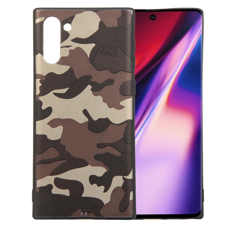

Чехол Для Samsung Galaxy Note 10 С Камуфляжным Рисунком - Коричневый, Galaxy Note 10