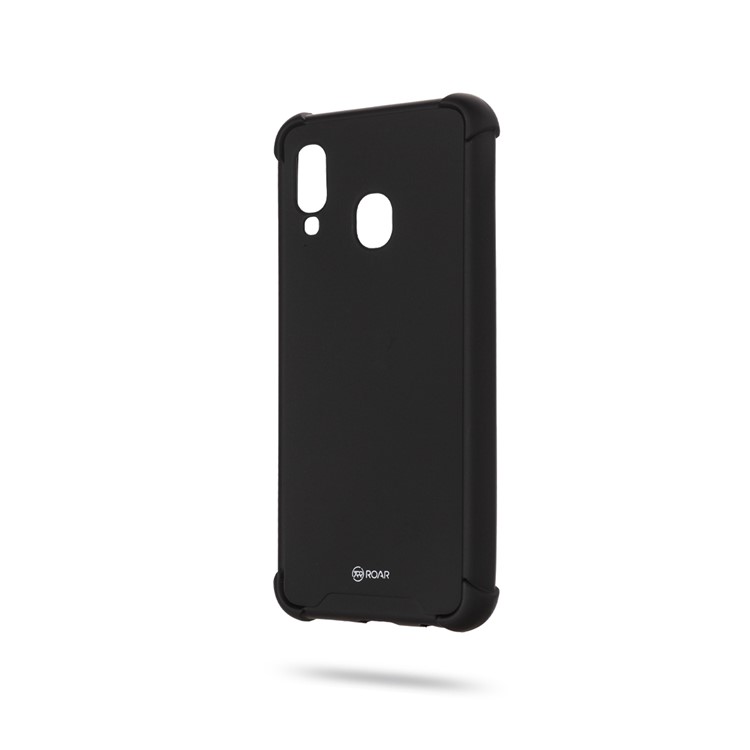 ROAR Anti-drop Macaroon TPU Phone Cover for Samsung Galaxy A40 - Black-2