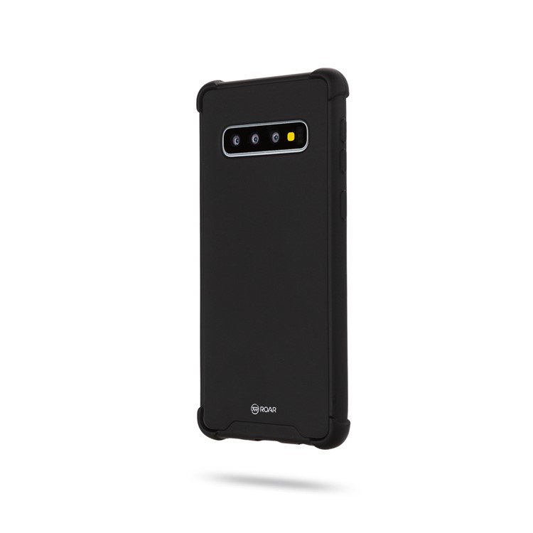 ROAR Embalagem Móvel Do Macaroon TPU Da Anti-gota Para A Galáxia S10 De Samsung - Preto-2