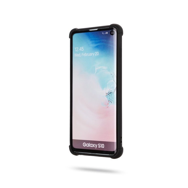 ROAR Embalagem Móvel Do Macaroon TPU Da Anti-gota Para A Galáxia S10 De Samsung - Preto-3
