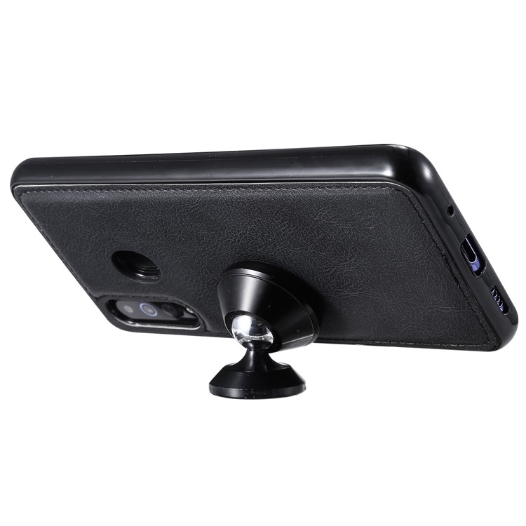 Caixa Destacável Magnética Do Suporte Do Couro Da Carteira 2 In-1 Para A Galáxia A60 De Samsung - Preto-6