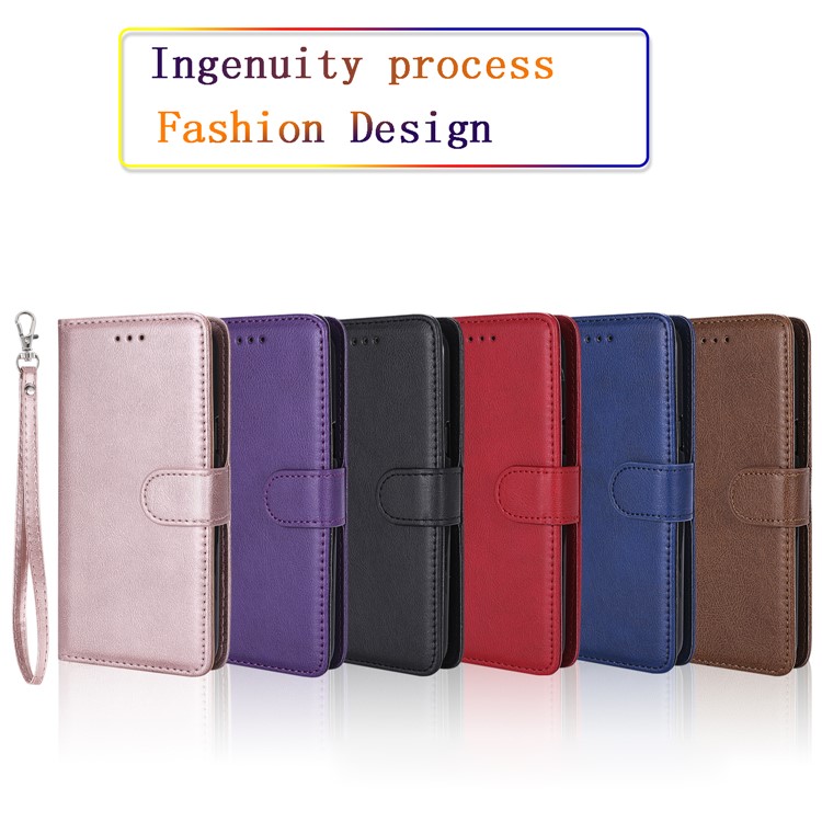 Magnetic Detachable 2-in-1 Wallet Leather Stand Case for Samsung Galaxy A60 - Black-9