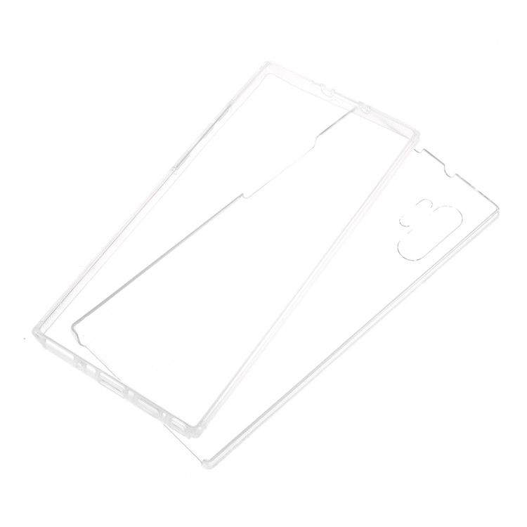 Shockproof Clear Acrylic+TPU Hybrid Phone Case for Samsung Galaxy Note 10+/Note 10 Plus/10 Plus 5G