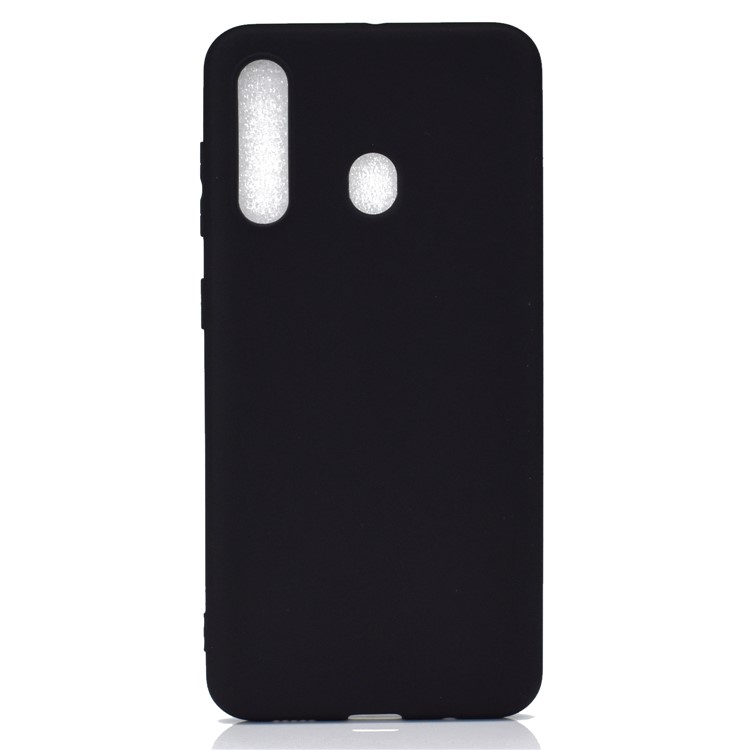 Solid Color Soft Frosted TPU Phone Casing for Samsung Galaxy M40/Galaxy A60 - Black-2