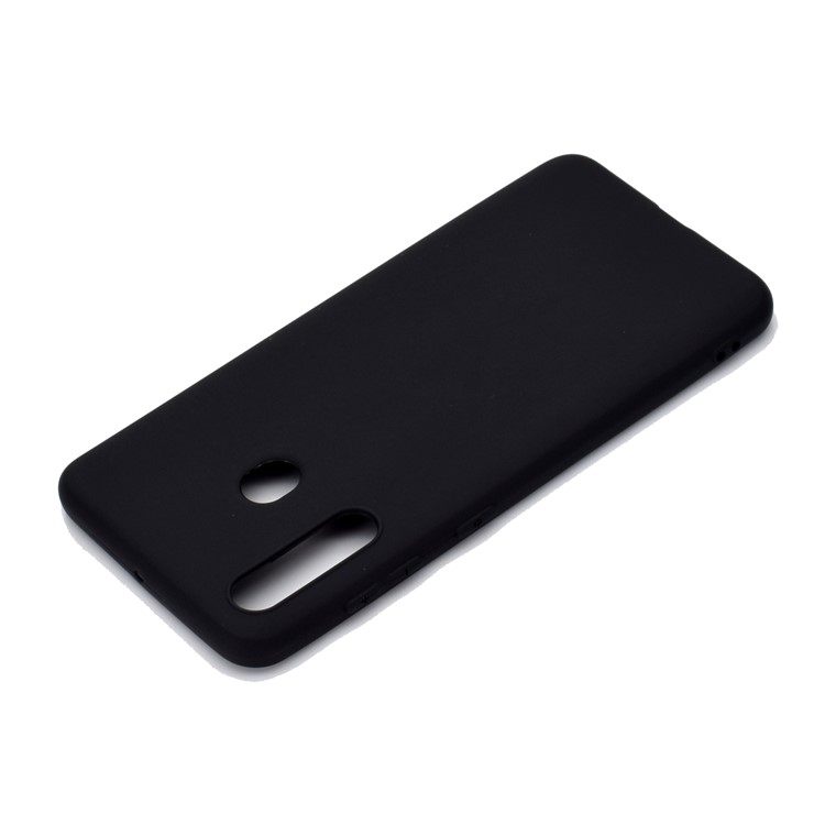 Solid Color Soft Frosted TPU Phone Casing for Samsung Galaxy M40/Galaxy A60 - Black-4