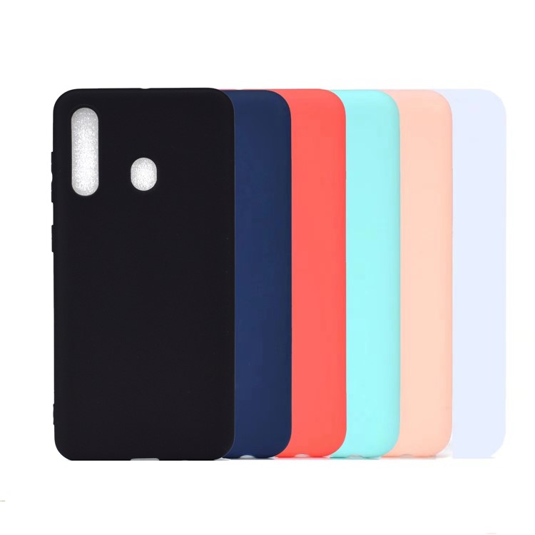 Solid Color Soft Frosted TPU Phone Casing for Samsung Galaxy M40/Galaxy A60 - Black-7