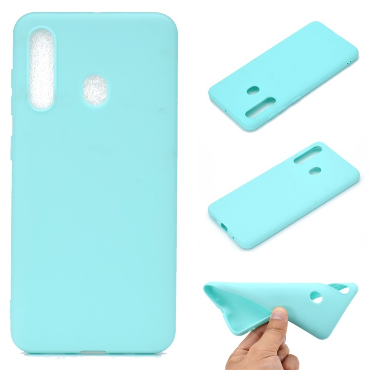 Embalagem Geada Macia Do Telefone De TPU Para A Galáxia M40 De Samsung / Galáxia A60 - Bebê Azul-1