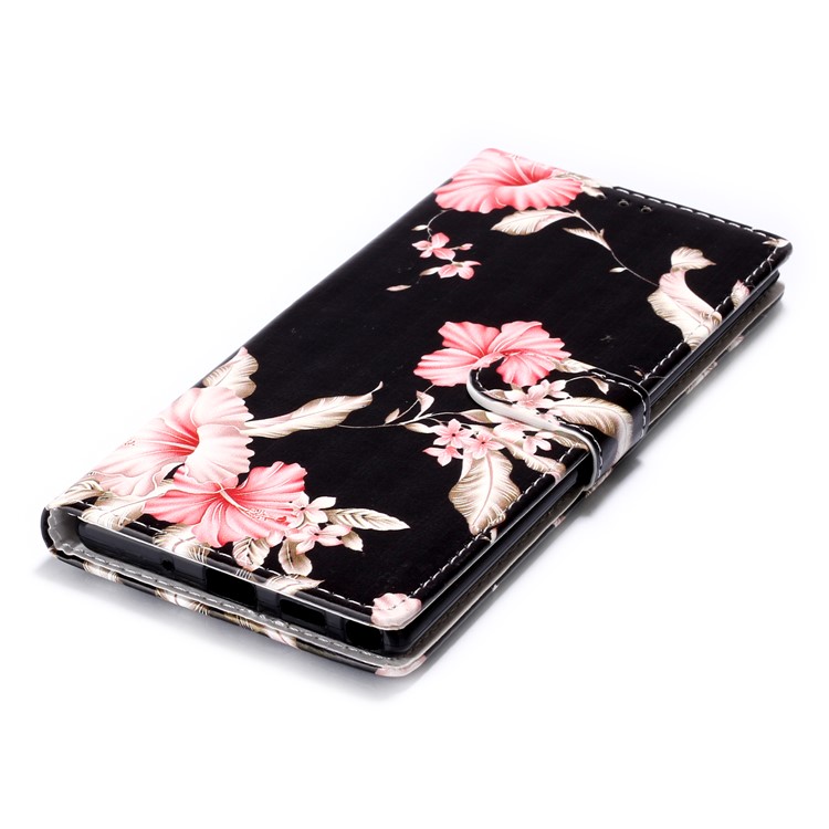 Pattern Printing Wallet Leather Stand Case for Samsung Galaxy Note 10 Plus / Note 10 Plus 5G - Vivid Flowers-4