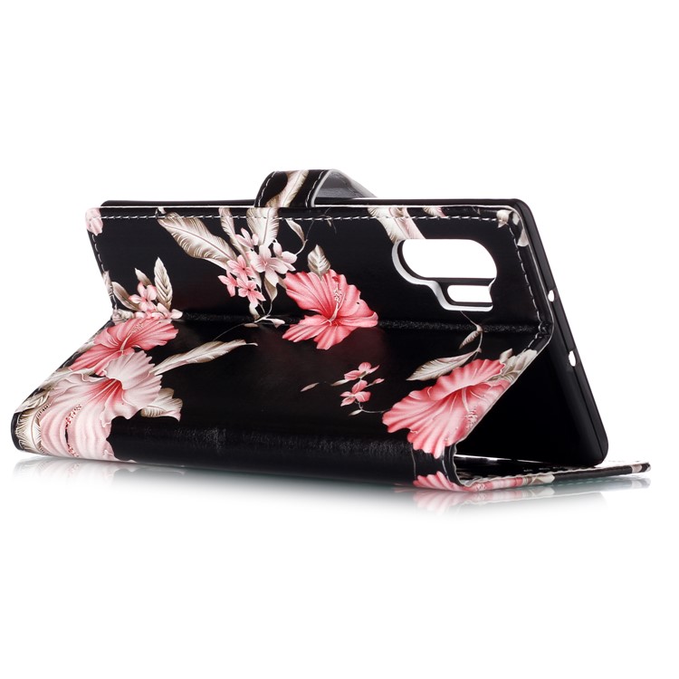 Pattern Printing Wallet Leather Stand Case for Samsung Galaxy Note 10 Plus / Note 10 Plus 5G - Vivid Flowers-5