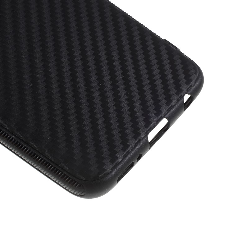 Carcasa De Teléfono Móvil TPU De Fibra De Carbono Para Samsung Galaxy A20e-5