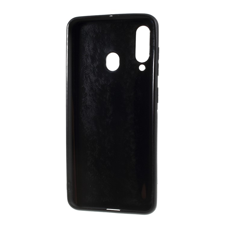 Carbon Fiber TPU Mobile Phone Shell for Samsung Galaxy M40-3