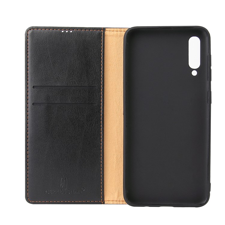 PU Leather + TPU Wallet Cell Phone Casing for Samsung Galaxy A50/A50s/A30s - Black-3
