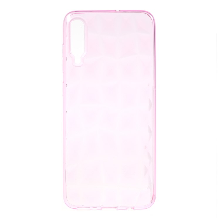 

3D Алмазная Текстура Мягкий Чехол Для Телефона TPU Для Samsung Galaxy A70 - Розовый, Galaxy A70