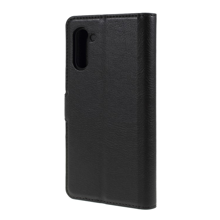 KAIYUE PU Leather Wallet Phone Case Stand Cover for Samsung Galaxy Note 10 - Black-2