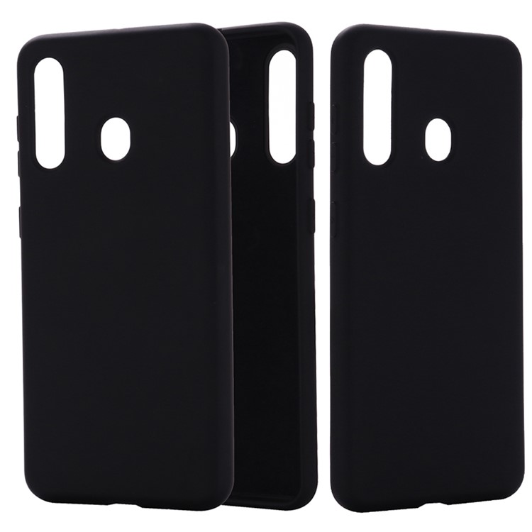 Liquid Silicone Case for Samsung Galaxy M40 - Black-2