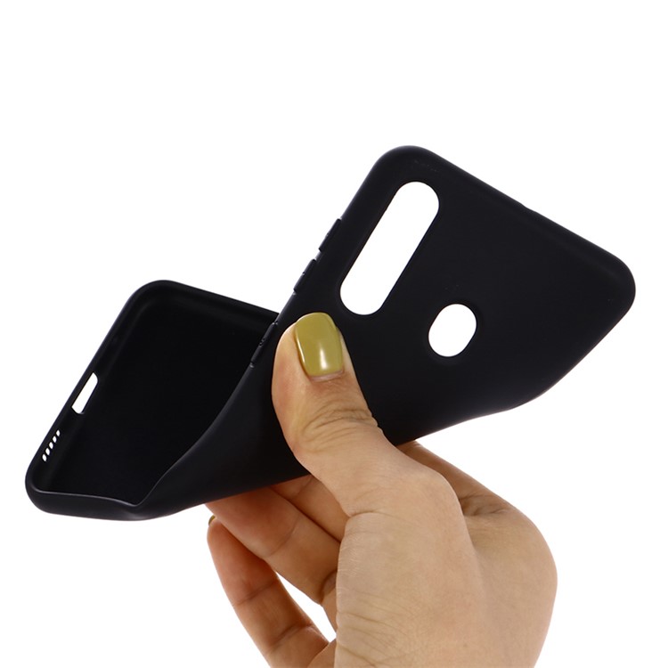 Liquid Silicone Case for Samsung Galaxy M40 - Black-4
