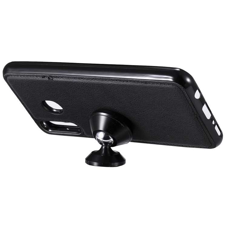 Magnetic Detachable 2-in-1 Wallet Stand Leather Case for Samsung Galaxy M30 - Black-4