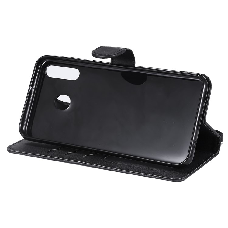 Magnetic Detachable 2-in-1 Wallet Stand Leather Case for Samsung Galaxy M30 - Black-5