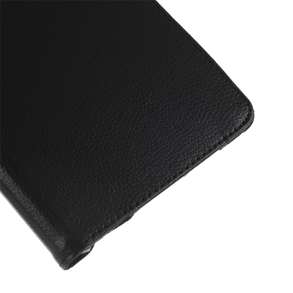 Litchi Texture PU Cuero Case de Tableta Protectora Para Samsung Galaxy Tab A 8.0 Wi-Fi (2019) T290/ LTE T295 - Negro