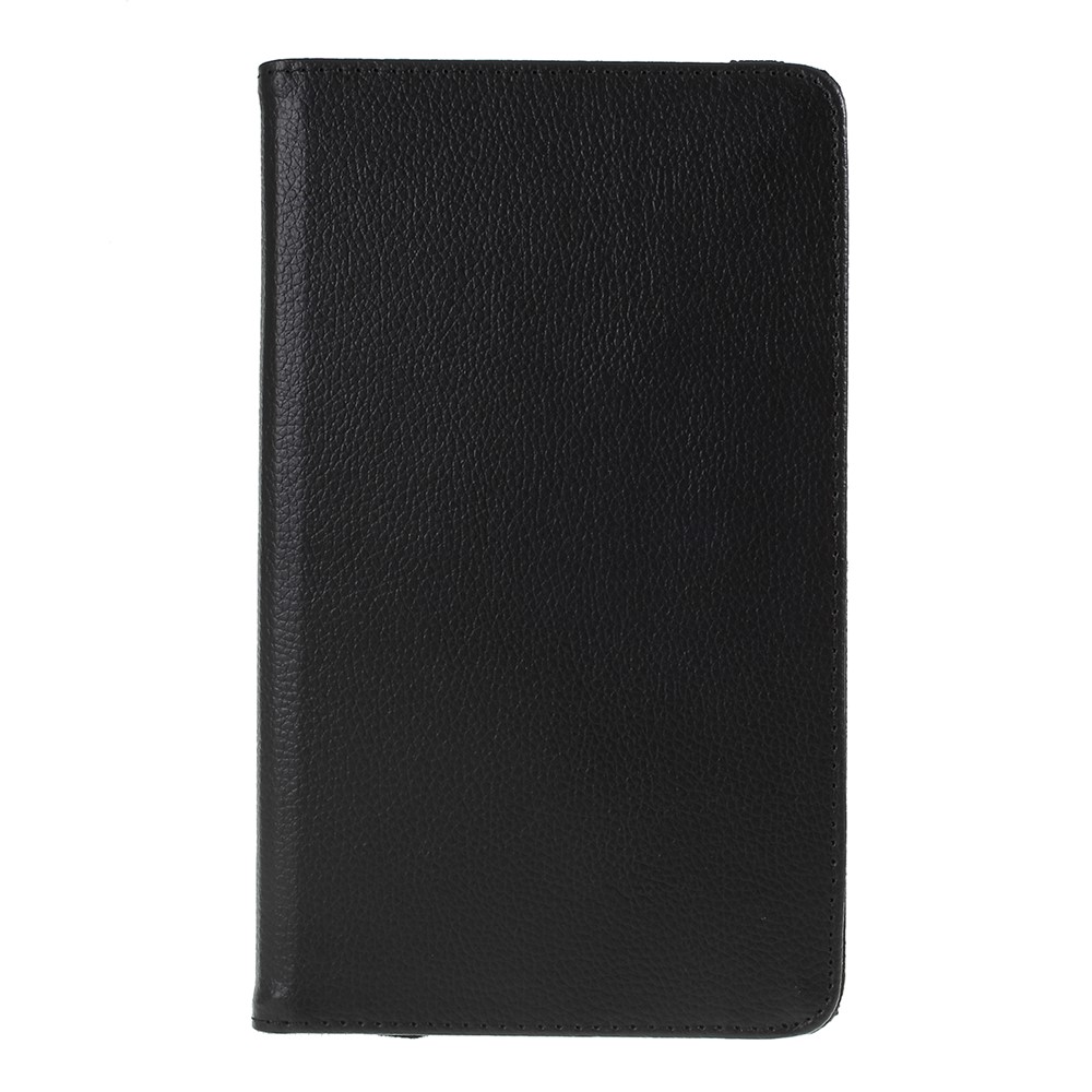 Litchi Texture PU Cuero Case de Tableta Protectora Para Samsung Galaxy Tab A 8.0 Wi-Fi (2019) T290/ LTE T295 - Negro