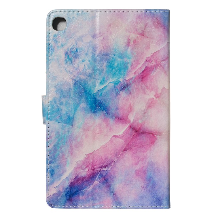 Marble Series Pattern Auto Wake & Sleep Leather Wallet Phone Cover for Samsung Galaxy Tab A 8.0 (2019) P200 / P205 - Starry Sky-2