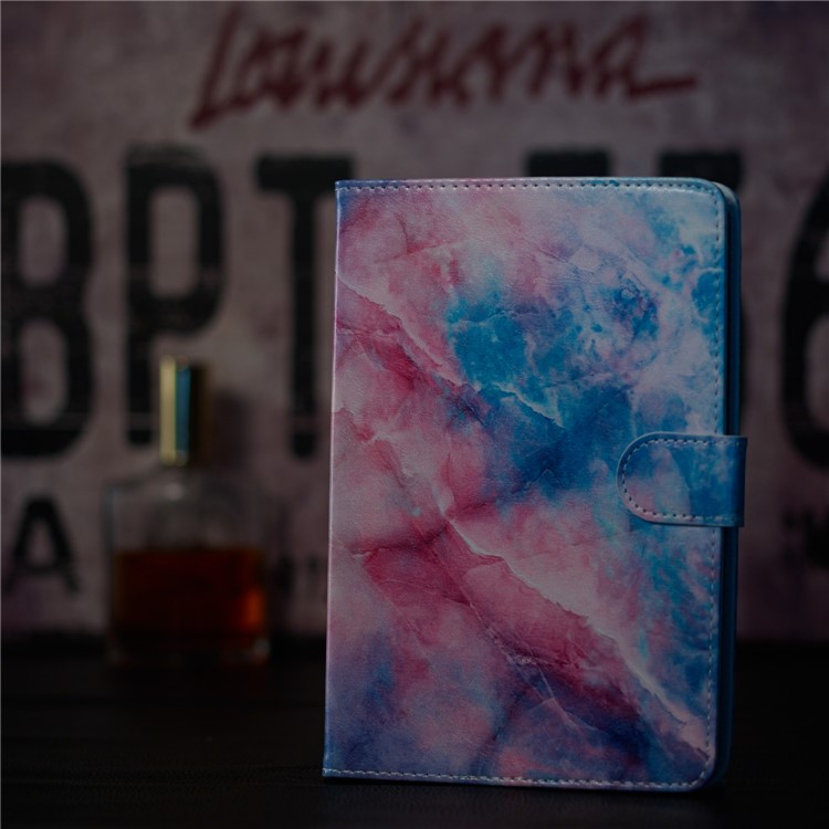 Marble Series Pattern Auto Wake & Sleep Leather Wallet Phone Cover for Samsung Galaxy Tab A 8.0 (2019) P200 / P205 - Starry Sky-7