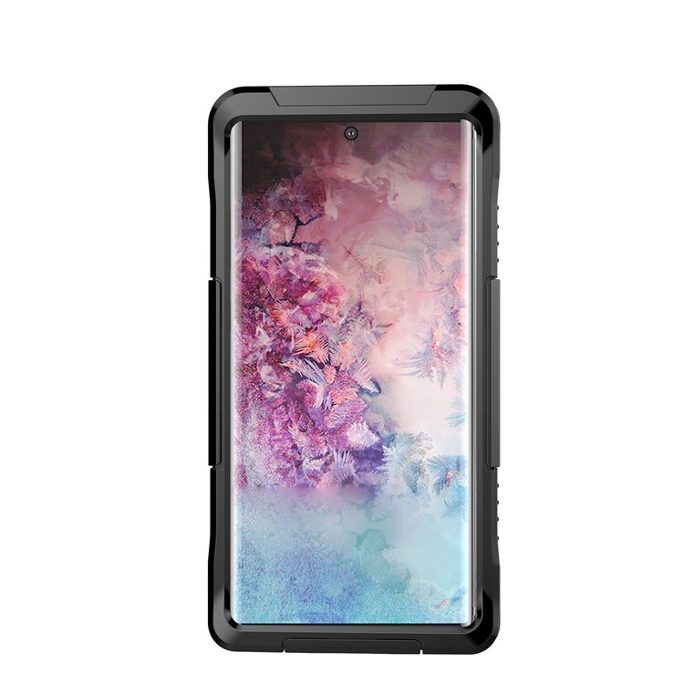 IP68 PC + TPU Celular PC + TPU Capa Para Samsung Galaxy Note 10 Plus / Nota 10 Mais 5G - Preto