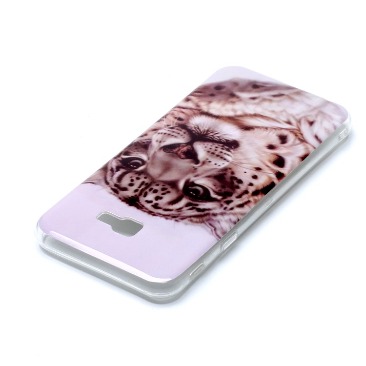 For Samsung Galaxy J4+ Animal Series Patterned IMD TPU Case - Leopard-4