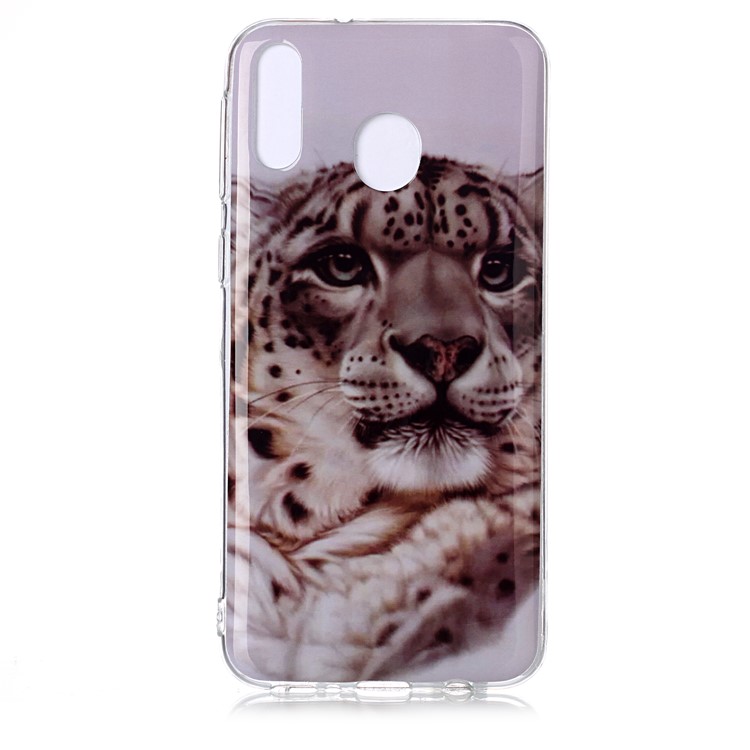 Animal Series Patterned IMD TPU Case for Samsung Galaxy M20 - Leopard-2